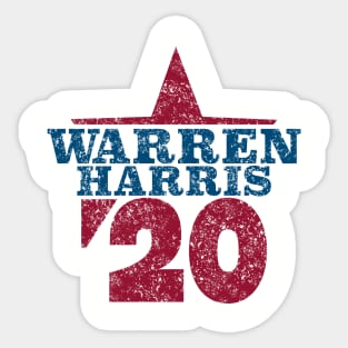 Elizabeth Warren and Kamala Harris on the one ticket? Sticker